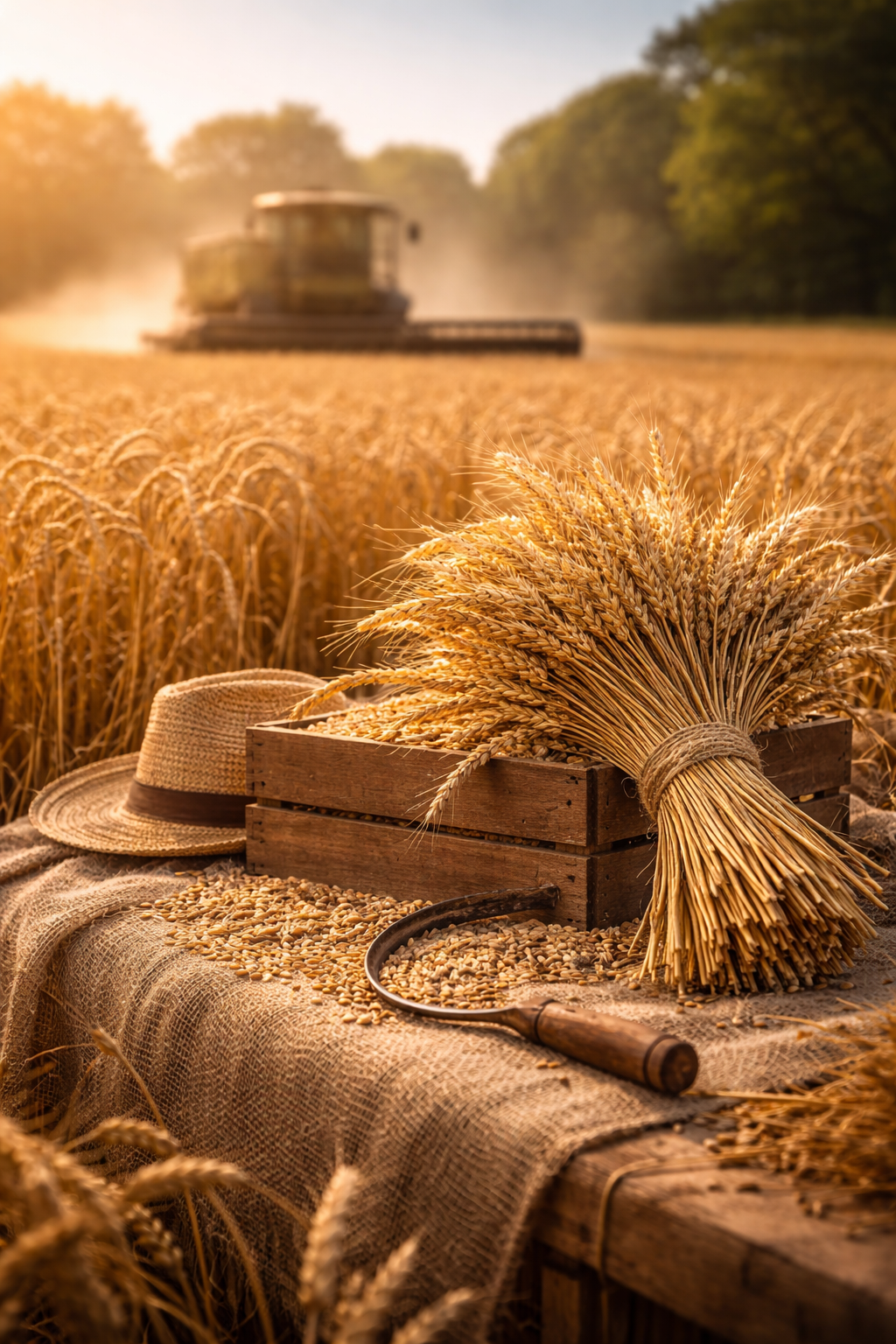 Altın buğday tarlası — hammaddenin kaynağı